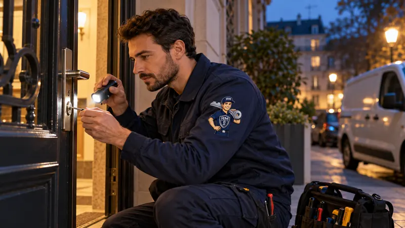 Serrurier en Île-de-France en intervention de nuit